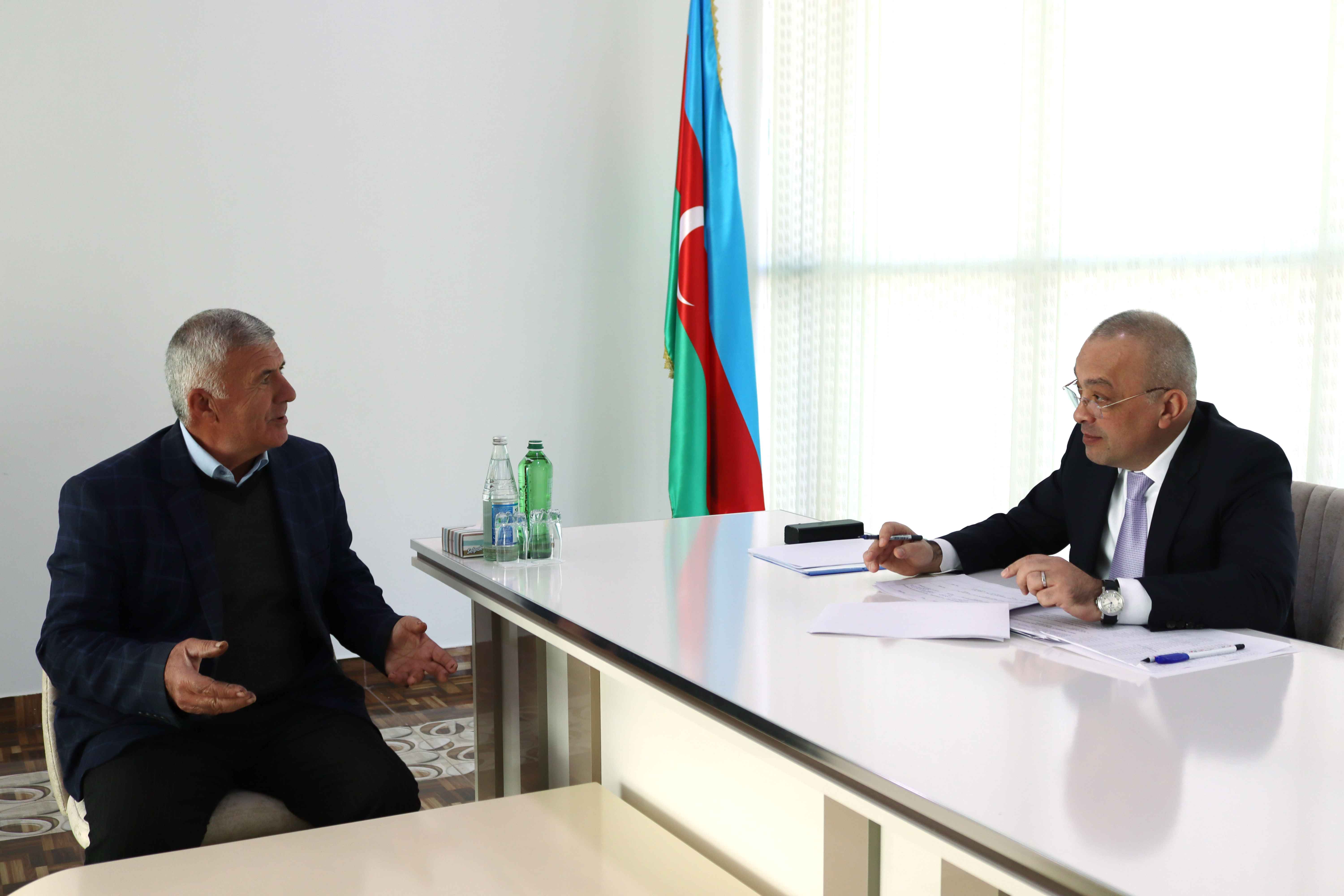 ADSEA sədri Göygöl, Daşkəsən və  digər rayonlardan olan  vətəndaşları qəbul edib